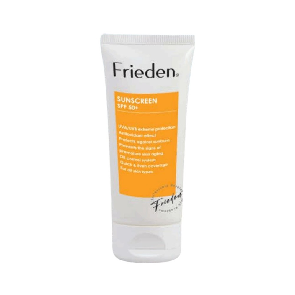 کرم ضد آفتاب ساده  spf50 مناسب انواع پوست  فریدن